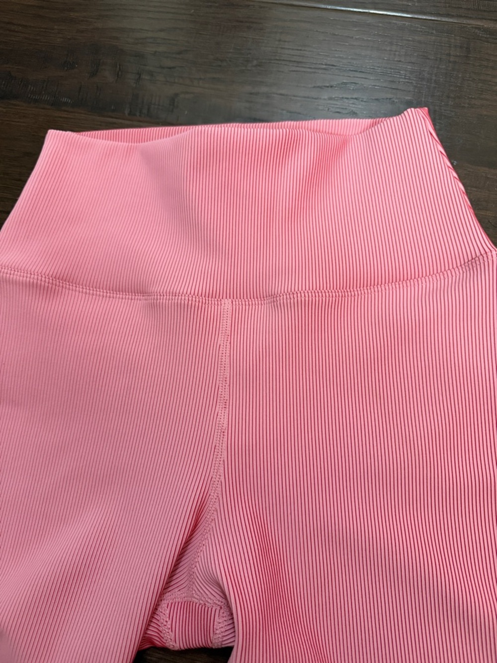 Beach Riot Leggings Pink Ribbed High-Waist Candy Stripe - Picture 7 of 10